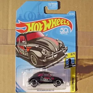BLACK PAWN Volkswagen Beetle 2018 HW Checkmate 262/365. FJX62. New in Package! - Picture 1 of 4