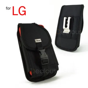 LG Stylo 2/3 custodia fondina nylon resistente robusta con clip - ADATTA custodia ingombrante - Foto 1 di 3