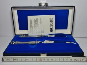 OCTAVIUS Norwegian Pewter Cheese Knife Set (2pc) w/ Box – A&H Tønsberg Norsk Hån - Picture 1 of 12