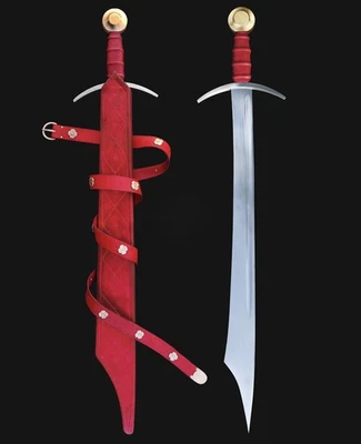 Custom Handmade Falchion Sword - Stainless Blade - Collectible Sword  - Image 1 of 2