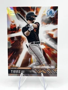 James Tibbs III Plasma Power Refractor /250 Chrome 2024 Bowman Draft PP-6 Giants - Bild 1 von 4