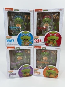 Good Smile TMNT Donatello Leo Raphael Michelangelo Nendoroiden Figur Schildkröten Set - Bild 1 von 13