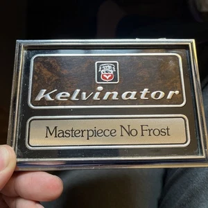 vtg WESTINGHOUSE U.S.A. metal ID logo tag emblem badge Refrigerator Appliance - Picture 1 of 2
