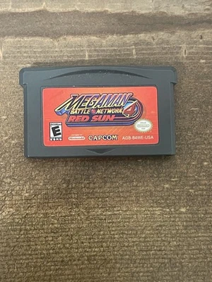 Mega Man Battle Network 4: Red Sun for Nintendo Game Boy Advance *GBA* Tested - Image 1 of 2