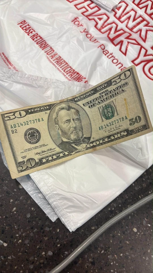 批量 3 系列 1996 年 50 美元钞票 旧银行货币流通里士满 — 第 1/1 张图片