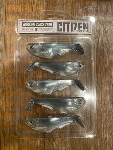 Working Class Zero WCZ Citizen Micro 3.5 Swimbait - BLUE NEW 5 Pack - Picture 1 of 3