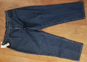 Levi's 545 Loose USA Made Blue Jeans 42x30 Indigo Neu mit Etikett 1992 Vintage Cotton Denim - Bild 1 von 7