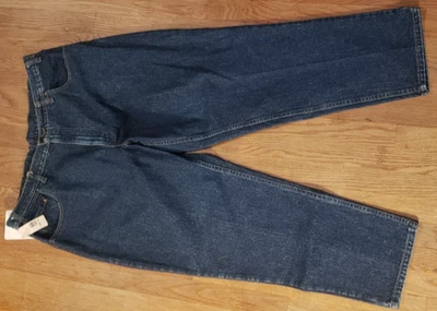 Levi's 545 Loose USA Made Blue Jeans 42x30 Indigo NWT 1992 Vintage Cotton Denim - Image 1 of 4