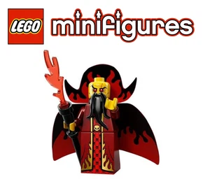 LEGO® Dunkler Zauberer Minifiguren Serie 13 71008 Ritter Castle col13-10 NEU - Picture 1 of 1