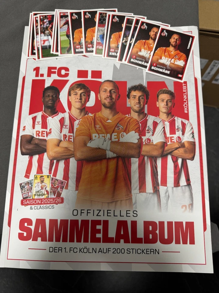 Rewe Sticker 1.FC Köln für REWE Sticker Album 2025/2026 - Einzelsticker - Bild 1 von 1