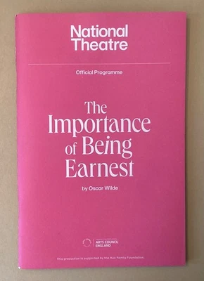 Importance of Being Earnest - Ncuti GATWA London National Theatre Programme 2024 - Image 1 of 4