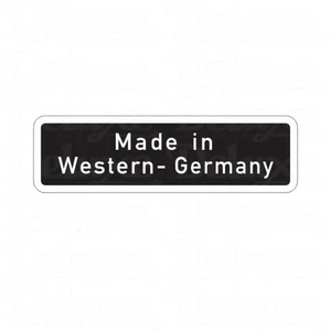 Porsche 356 C "Made in Western-Germany" Decal - Bild 1 von 3