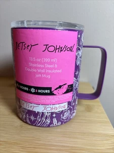 Betsey Johnson Purple Skull Magic Speed Edelstahl Jett Becher 13,5 oz NEU - Bild 1 von 4