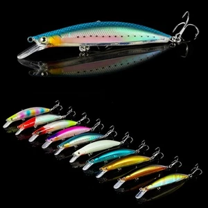 10PCS Crankbait Fishing Lures Minnow Swimbait 13.5g Hard Artificial Saltwater - Picture 1 of 7