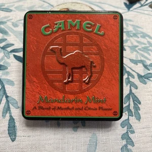 VINTAGE CAMEL MANDARIN MINT METALL ZIGARETTENDOSE SAMMLER ETUI - Bild 1 von 7