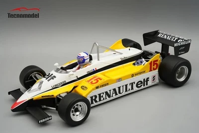 Renault RE30B 1982 Winner South Africa 1/18 Tecnomodel TMD18-399A - Photo 1/2