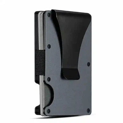 Cartera de titanio estilo The Ridge con clip para dinero o correa para efectivo - Bloqueo RFID Foto 1 de 4