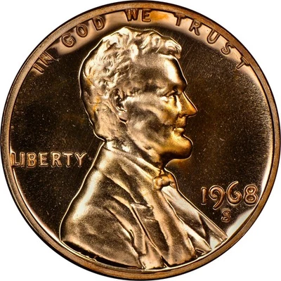 1968-S Proof Lincoln Memorial Cent 1C - Image 1 of 2
