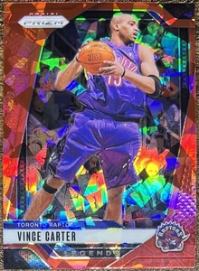 2024-25 Panini Prizm Vince Carter Red Cracked Ice #295 Toronto Raptors - Picture 1 of 2
