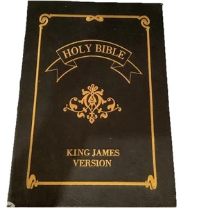 Bible Diversion Hide In Plain Sight Book Safe Large 13”x9” Edges Need Reglued - Picture 1 of 12