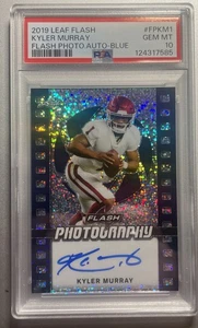 2019 Leaf Flash Photography Blue Prism Auto Kyler Murray Rookie RC /50 PSA 10 GM - Picture 1 of 6