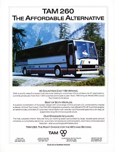 1993 TAM 260 Luxus Reisebus-Bus, 8,25x10,75 Zoll USA Anzeige - Bus aus Slowenien - Bild 1 von 1
