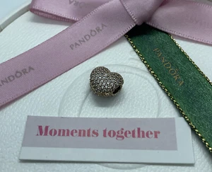 PANDORA Rose™ 781427CZ Pavé Open My Heart Authentic Ale - Picture 1 of 9