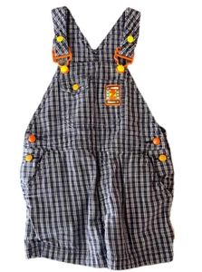 Gymboree Sport Classic 1997 Vintage Boys Overalls Rainbow Tag Size Small 2T 3T - Picture 1 of 7