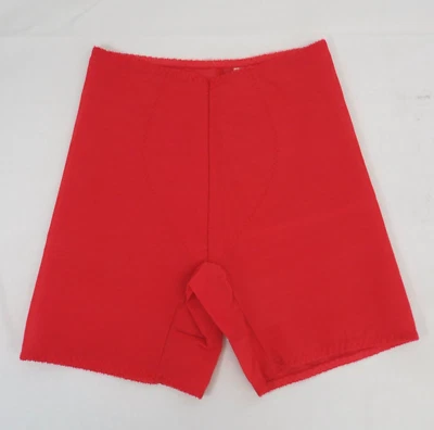 Faja bragas modeladoras de tiro alto Henson Kickernick roja transparente vintage de los años 60 Foto 1 de 4