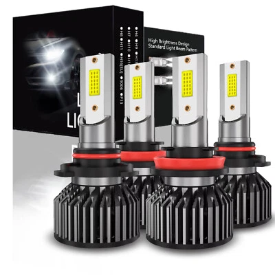 Комбинированный комплект светодиодных фар дальнего и ближнего света для Toyota Prius 2010-2015 6500K - Изображение 1 из 4