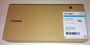 Canon PFI-706PC Foto Cyan datiert 01/2022 - Bild 1 von 4