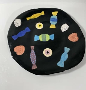 Art Dessert Platter Plate Candy Design England Artist FRANK McIntosh - Picture 1 of 5