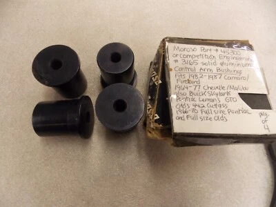 Bujes de brazo de control sólido Moroso 45300. Juego de 4, Chevelle, Camaro, Pontiac, Olds Foto 1 de 2