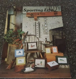 The Sporting Life From Our House to Yours Green Apple Co Counted Cross Stitch - Picture 1 of 2