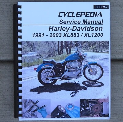 1991-2003 Harley Davidson Sportster XL 883 1200 SERVICE & REPAIR MANUAL - Image 1 of 3