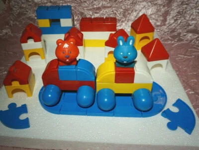 Vintage Preschool Building Set Jura Castor Made in France - Image 1 of 4