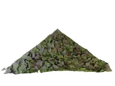 10x British Army Triangle Camo Net Garnish Camouflage Woodland DPM Green - Image 1 of 2