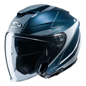 Open Box HJC i30 Open Face Motorcycle Helmet Blue/Grey Size XS - Picture 1 of 1