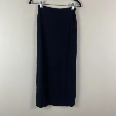 Piazza Sempione Wool Maxi Skirt Size IT 38 US 2 Dark Navy Blue - Image 1 of 4