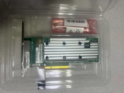 Original QLogic QL41134HLRJ-LN QL41134 10GB Quad Port PCI-E Adapter 01KR584 - Image 1 of 4