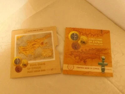 Chypre Euro Ensemble De Pièces De Monnaie KMS 2008! - Photo 1/3