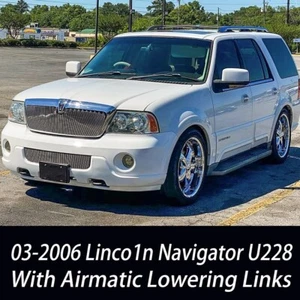 for 03-2006 Lincoln Navigator U228 Adjustable Air Suspension Lowering Kit Links - Picture 1 of 6