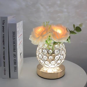 Rose Flower Lamps,Table Lamp with USB Charging,Desk Lamp LED Analog Rose Nigh... - Picture 1 of 6