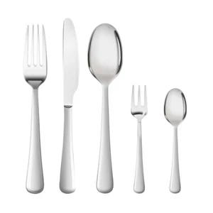 Toque Cutlery Set Stainless Steel 30PCS Silver Knife Fork Spoon Kids Tableware - Picture 1 of 10
