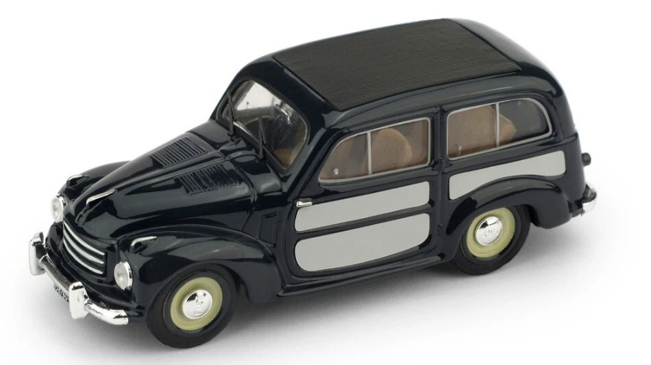 MODELLINO AUTO STATICO FIAT 500C BELVEDERE CHIUSA 1951 BLU MODELLISMO SCALA 1:43 - Immagine 1 di 1