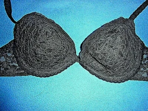 36C Cabernet Floral Lace Overlay Convertible Padded Plunge Underwire Bra 5460 - Picture 1 of 3