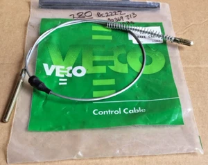 Veco VJB411 Rear LH Brake Cable (BC2222) suits Vauxhall Nova 1985-92 Opel Corsa - Picture 1 of 3
