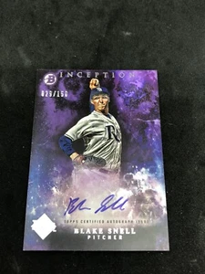 2016 Bowman Inception Purple Parallel Autogramm BLAKE SNELL Auto #PA-BS 29/150 - Bild 1 von 2
