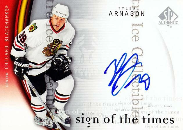 2005-06 Sp Authentic Sign of the Times #TA Tyler Arnason - Image 1 of 1