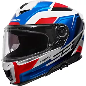 Schuberth Casco De Moto S3 Storm Talla 57 (M) Integral Blanco-Azul-Rojo - Imagen 1 de 8